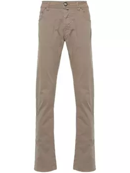 Jacob Cohn узкие брюки Nick, серый