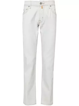 Jacob Cohn узкие брюки Nick средней посадки, синий