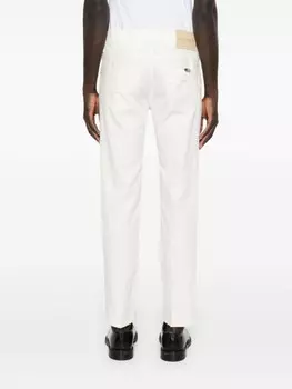 Jacob Cohn узкие брюки Scott, белый