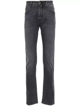 Jacob Cohn узкие джинсы Bard средней посадки, черный