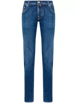 Jacob Cohn узкие джинсы Nick средней посадки, синий