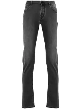 Jacob Cohn узкие джинсы Nick средней посадки, черный