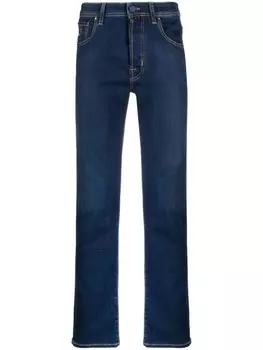 Jacob Cohn зауженные джинсы средней посадки, синий