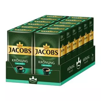 JACOBS Krnung Balance фильтр-кофе 12 x 500 г молотый обжаренный кофе