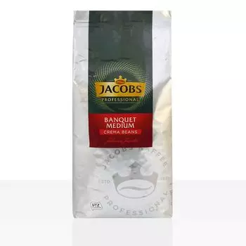 Jacobs Professional Banquet Medium Cafe Creme - кофе в зернах 1кг