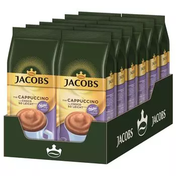 JACOBS тип Капучино Choco So Light со вкусом Milka 12 пакетиков - 12 x 400г
