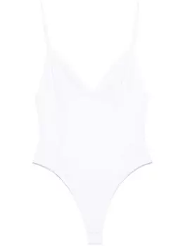 Jacquemus боди Le Body Spallina, белый