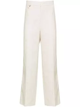 Jacquemus брюки Le Pantalon Cabri строгого кроя, нейтральный цвет