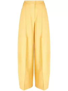 Jacquemus брюки Le Pantalon Plidao, желтый