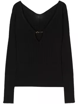 Jacquemus джемпер Le Haut Pralu, черный