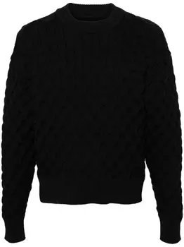 Jacquemus джемпер Le Pull Torsade, черный