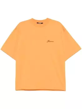 Jacquemus футболка Le Halteres, оранжевый