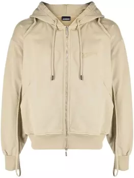 Jacquemus худи Clay из органического хлопка, нейтральный цвет