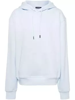 Jacquemus худи с вышитым логотипом, синий