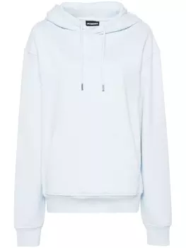 Jacquemus худи с вышитым логотипом, синий