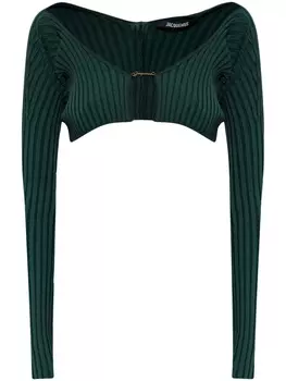 Jacquemus кардиган с логотипом, зеленый