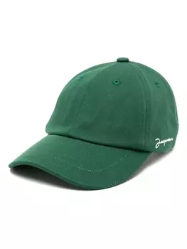 Jacquemus кепка La Casquette с вышитым логотипом, зеленый