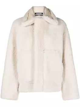 Jacquemus куртка из овчины, белый
