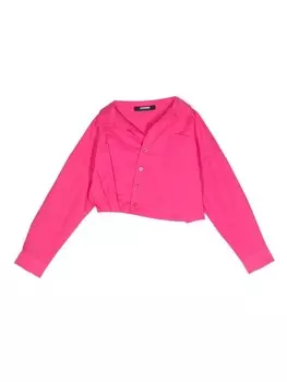 JACQUEMUS L'ENFANT рубашка La Chemise Ruban, розовый