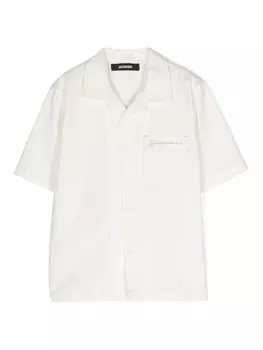 JACQUEMUS L'ENFANT рубашка La Chemise с короткими рукавами, белый