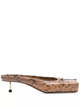 Jacquemus Les Mules Basses Балетки, коричневый