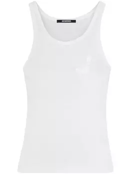 Jacquemus майка из хлопка Pesco, белый