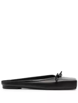 Jacquemus мюли Les Ballets с квадратным носком, черный