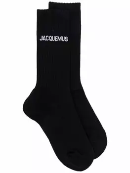 Jacquemus носки Les Chaussettes Jacquemus с логотипом, черный