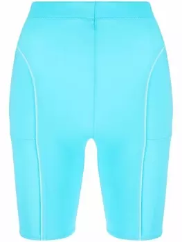 Jacquemus облегающие шорты в рубчик, синий