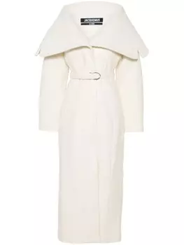 Jacquemus пальто Le Manteau Caruso, нейтральный цвет