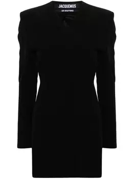 Jacquemus платье-блейзер мини La Robe Cubo, черный