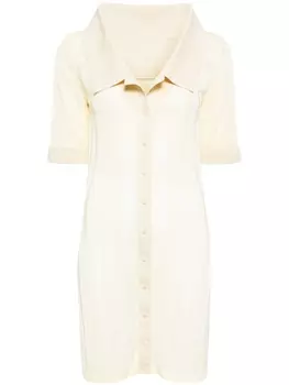 Jacquemus платье La Mini Robe Manta, желтый