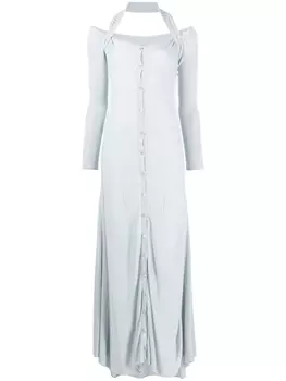 Jacquemus платье Lagoa с вырезом халтер, синий