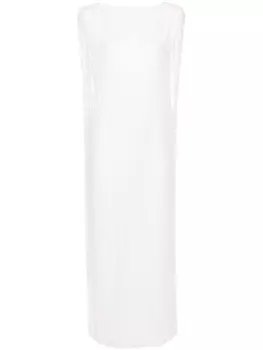 Jacquemus платье макси Capa с открытой спиной, белый