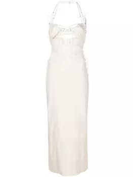 Jacquemus платье миди La Robe Ruban, белый