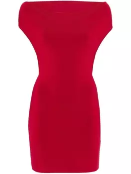Jacquemus платье мини Cubista, красный