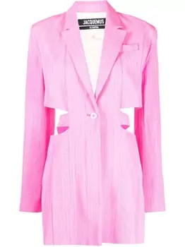 Jacquemus платье мини La robe Bari, розовый