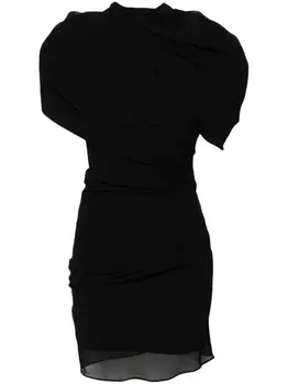 Jacquemus платье мини La Robe Castagna, черный