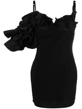 Jacquemus платье мини La Robe Duna, черный