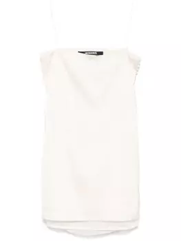 Jacquemus платье мини La Robe Elica, серый