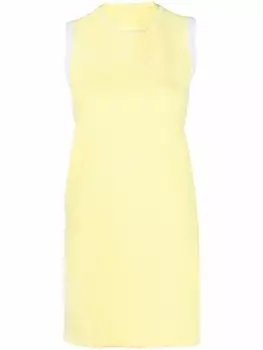 Jacquemus платье с вырезом на спине, желтый