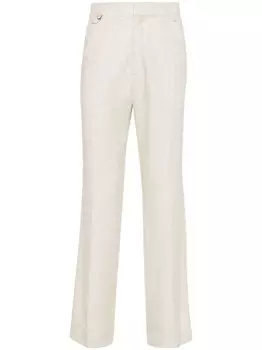 Jacquemus прямые брюки строгого кроя, нейтральный цвет