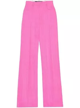 Jacquemus расклешенные брюки Le Pantalon Sauge, розовый