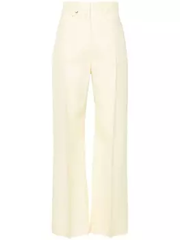 Jacquemus расклешенные брюки Le Pantalon Sauge, желтый