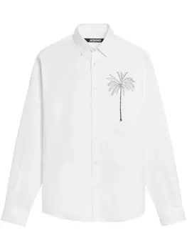Jacquemus рубашка Aloe Palm Tree, белый