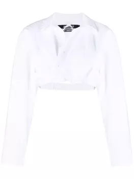Jacquemus рубашка La Chemise Bahia, белый