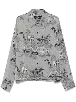 Jacquemus рубашка La chemise Corto, серый