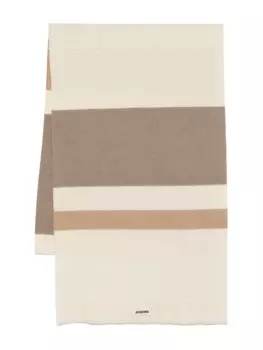 Jacquemus шарф L'Echarpe Arazzo, нейтральный цвет