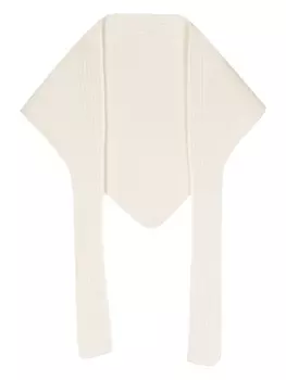 Jacquemus шарф Le Chale Grosgrain, нейтральный цвет