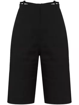 Jacquemus шорты Le short Gardian прямого кроя, черный